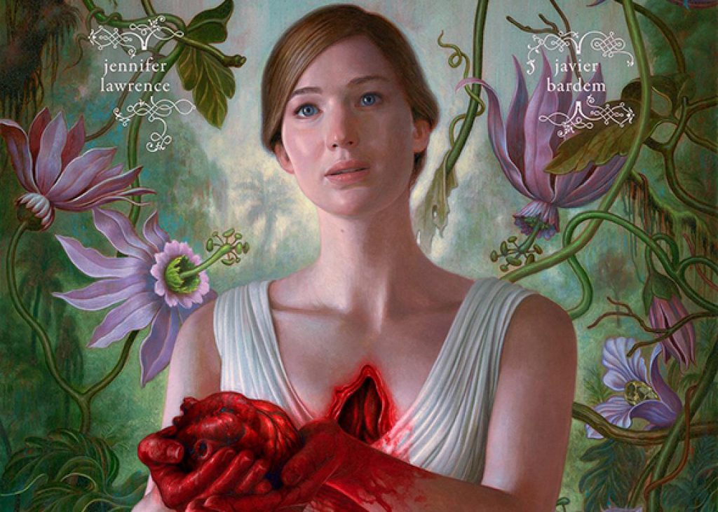 Jennifer Lawrence trong poster phim "Mother!
