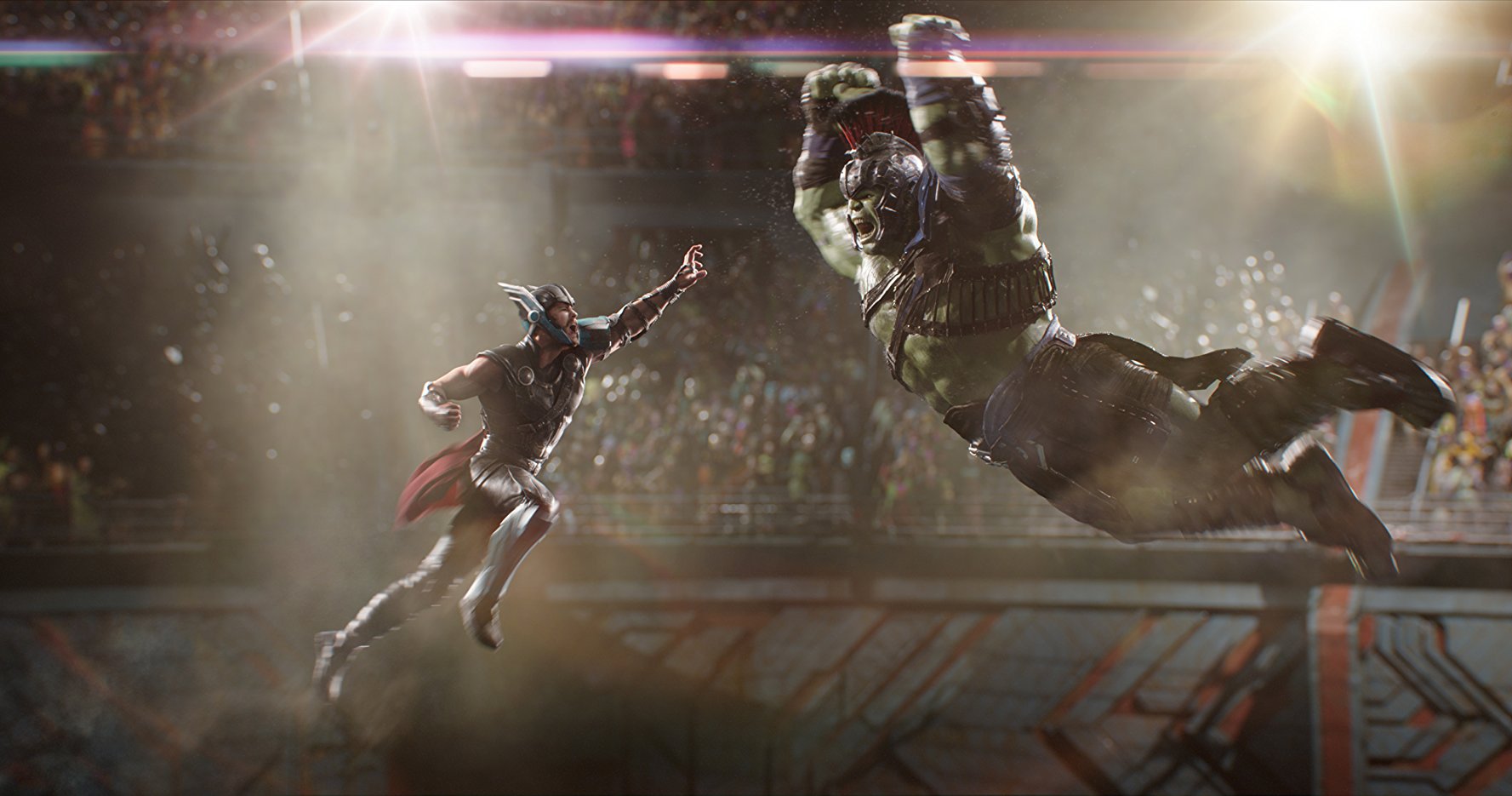 Trận đấu của Hulk và Thor vừa hấp dẫn, vừa hài hước