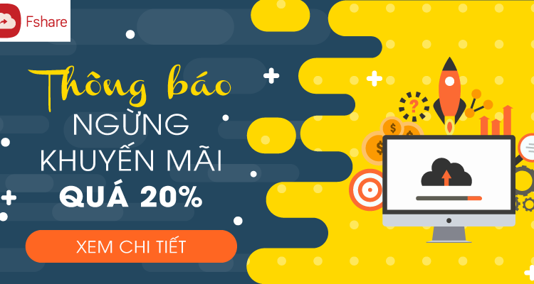 Fshare khuyens mại không qua 20%