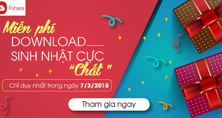 Sinh nhật Fshare