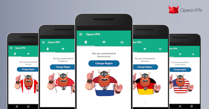 Ứng dụng Opera VNP trên smart phone