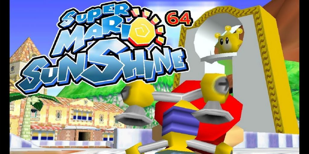 Super Mario Sunshine được tái tạo trong Super Mario 64 Fshare Blog