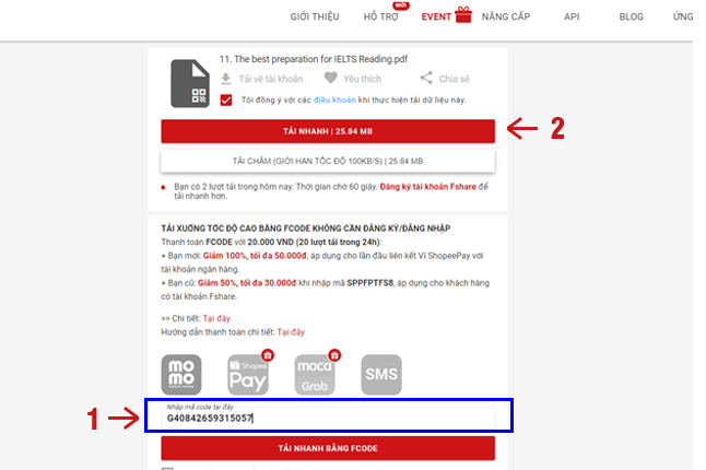 mua fcode fshare