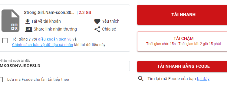 màn hình tải nhanh bằng Fcode