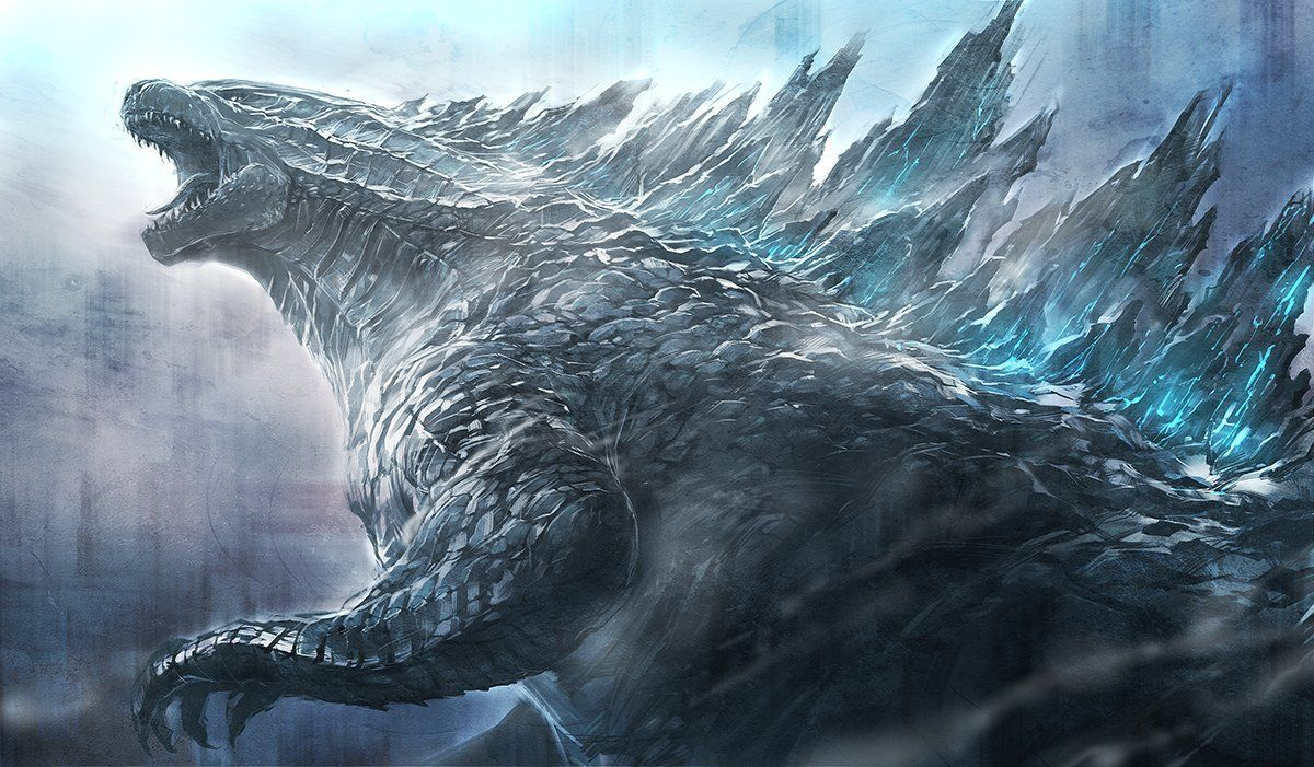 Godzilla y cerezos | Wallpapers.ai