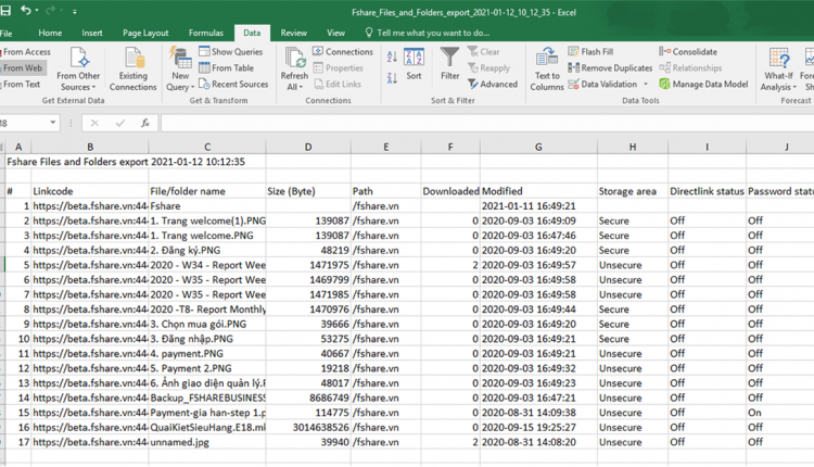 tep excel