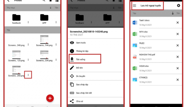 HD-FMo Lưu trữ ngoại tuyến