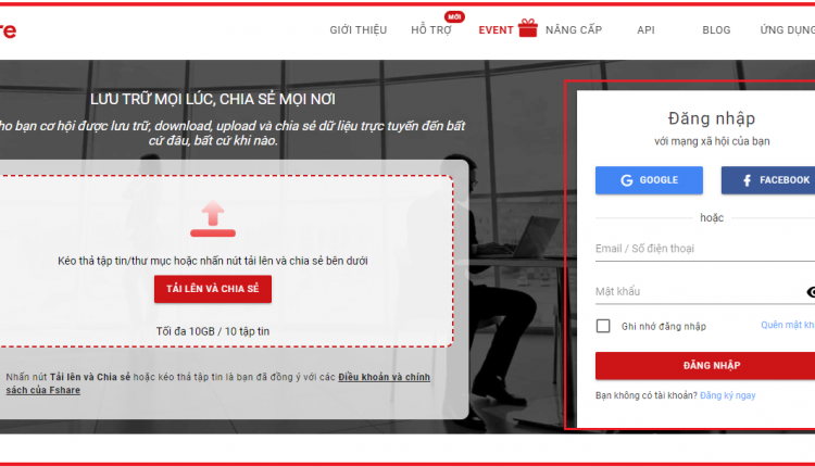 muc nang cap VIP