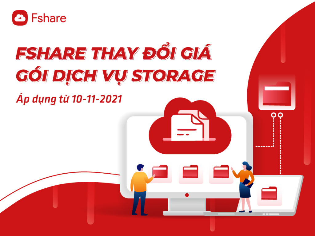 Thay đổi giá gói dịch vụ Storage