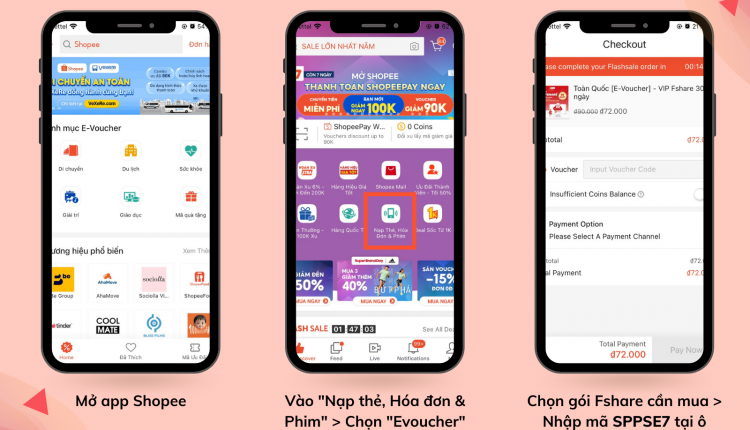 Hướng dẫn sử dụng ưu đãi Shopee (4)