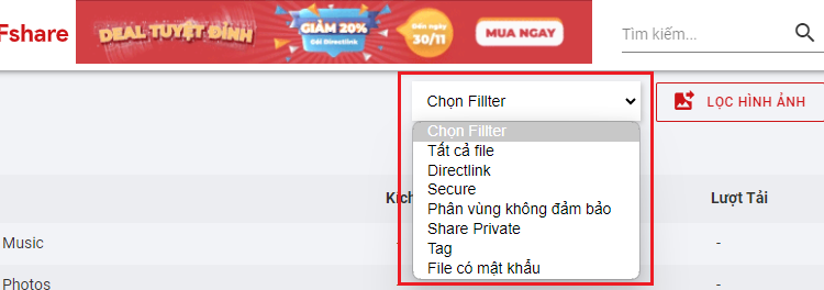 Lọc điều kiện