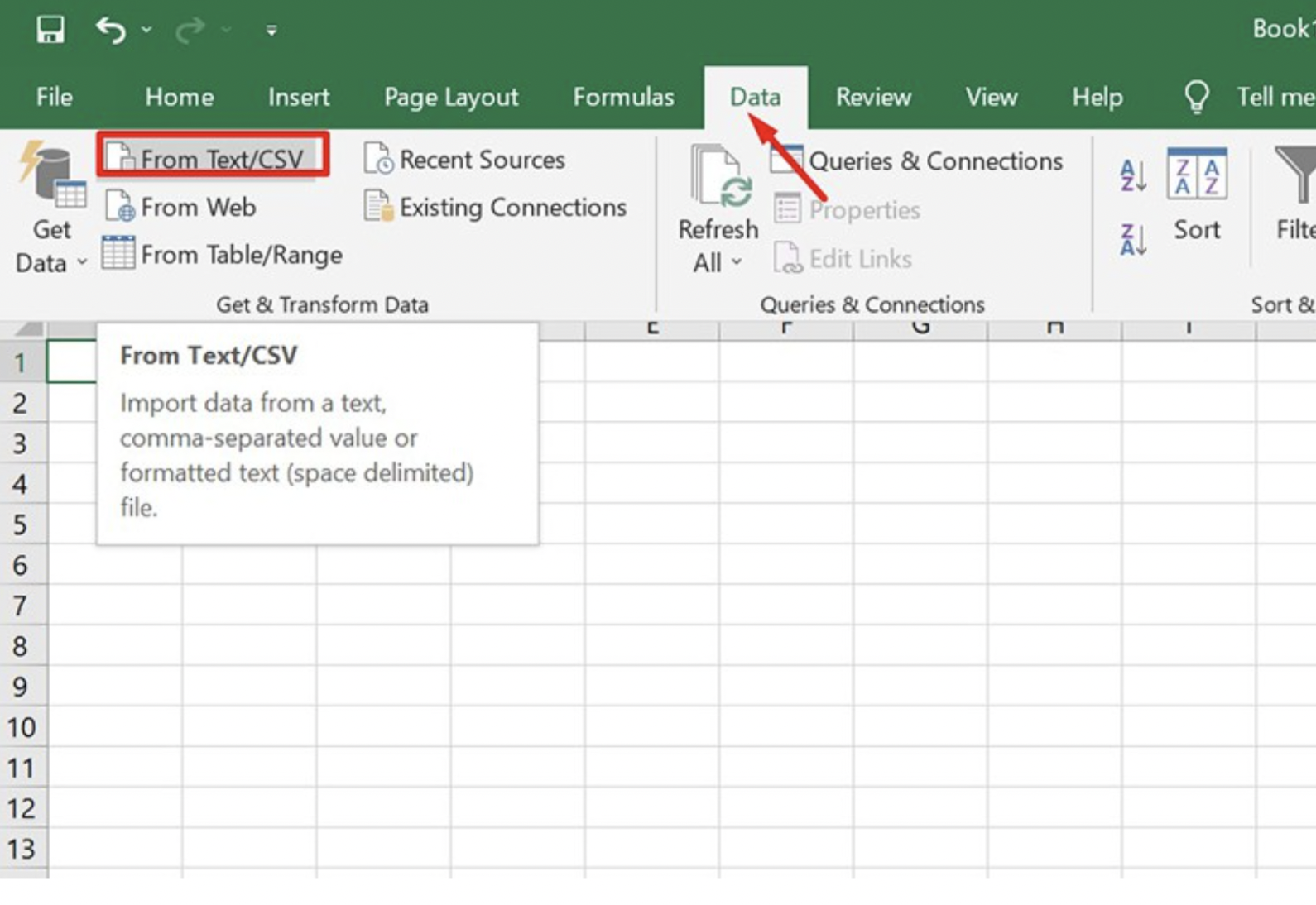 Chuyển đổi dữ liệu Word sang Excel thông qua định dạng file Import 05
