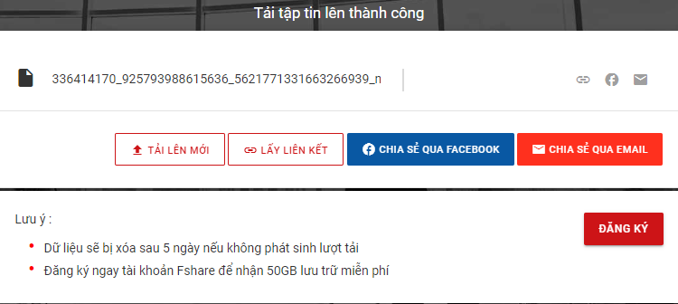 chia sẻ file- fshare