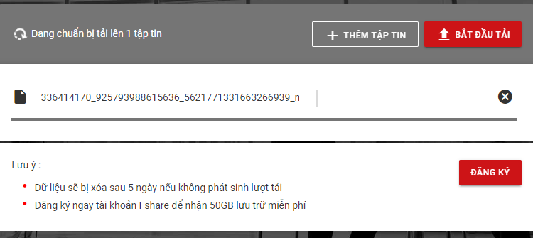 chia sẻ file- fshare