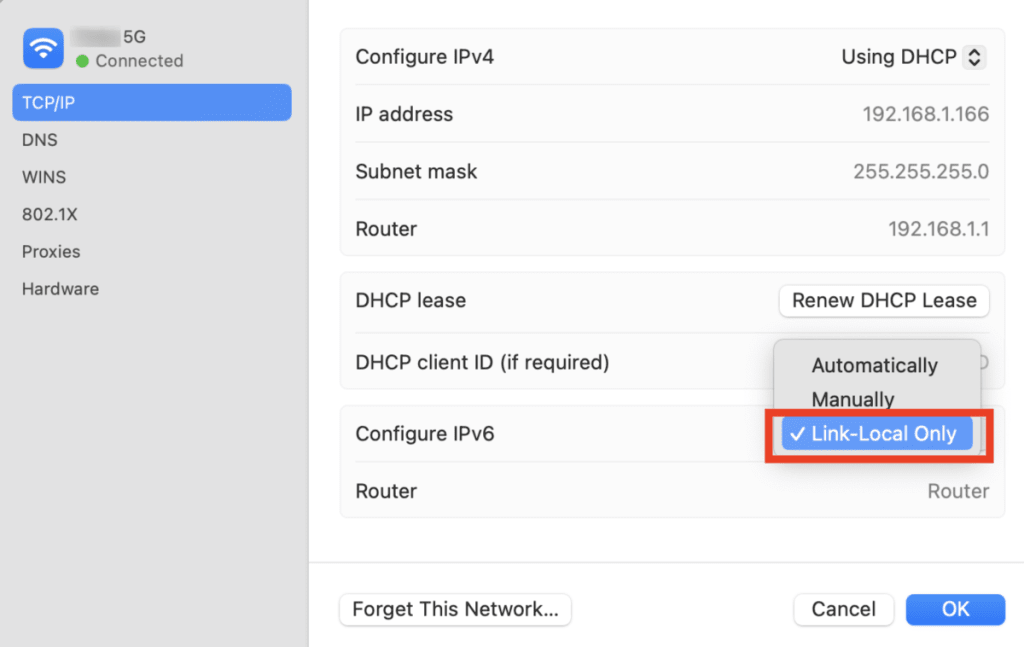 Turn off IPv6